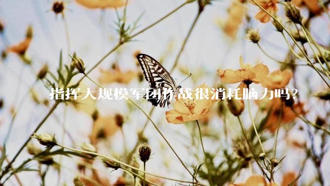 指挥大规模军团作战很消耗脑力吗？